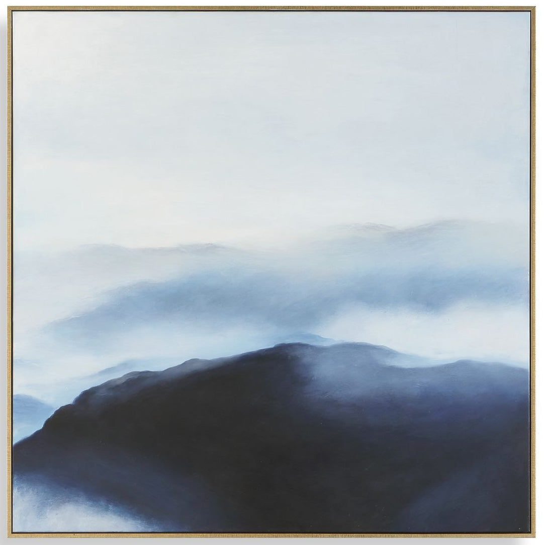 Cold Shoulder Hand Painted Landscape Art by Uttermost