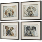 Dog Days Framed Prints - Set of 4 by Uttermost
