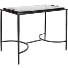 Eisen Textured Glass Side Table by Uttermost