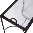 Eisen Textured Glass Side Table by Uttermost