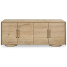 Evanston 4 Door Cabinet in Natural Oak by Uttermost