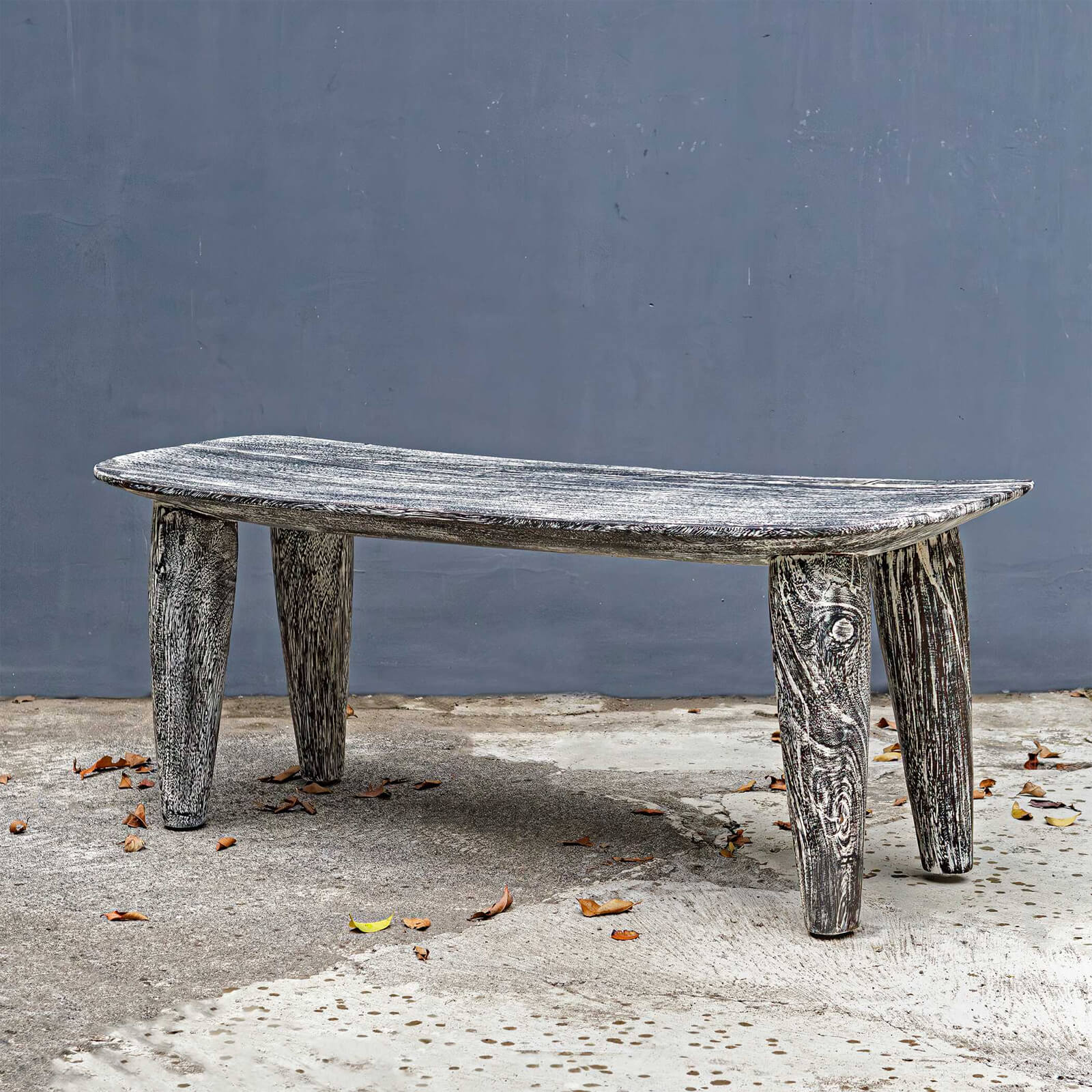 Fade To Black Wood Bench by Uttermost