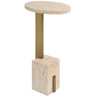 Feranno Accent Table in Travertine by Uttermost