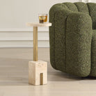 Feranno Accent Table in Travertine by Uttermost