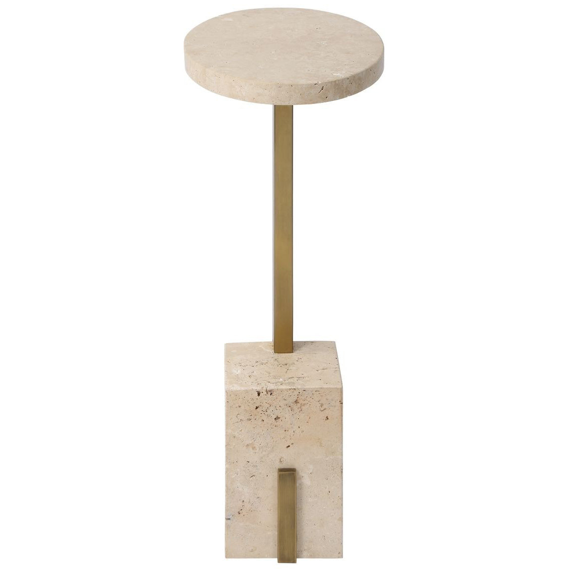Feranno Accent Table in Travertine by Uttermost
