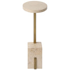 Feranno Accent Table in Travertine by Uttermost
