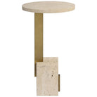 Feranno Accent Table in Travertine by Uttermost