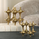Gilded Connection Modern Sculptures - Set of 2 by Uttermost