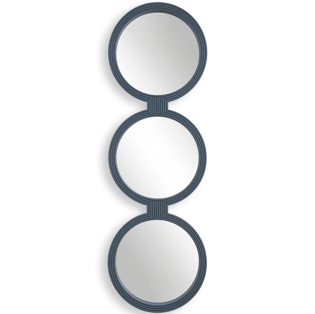 Going In Circles Mirror in Blue Grey by Uttermost