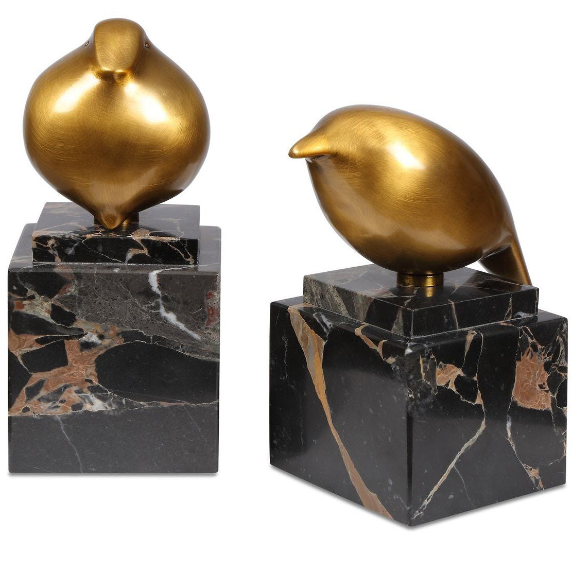 Golden Finch Bird Figurines - Set of 2 by Uttermost