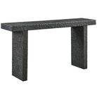 Hagan Indoor-Outdoor Console Table in Slate by Uttermost
