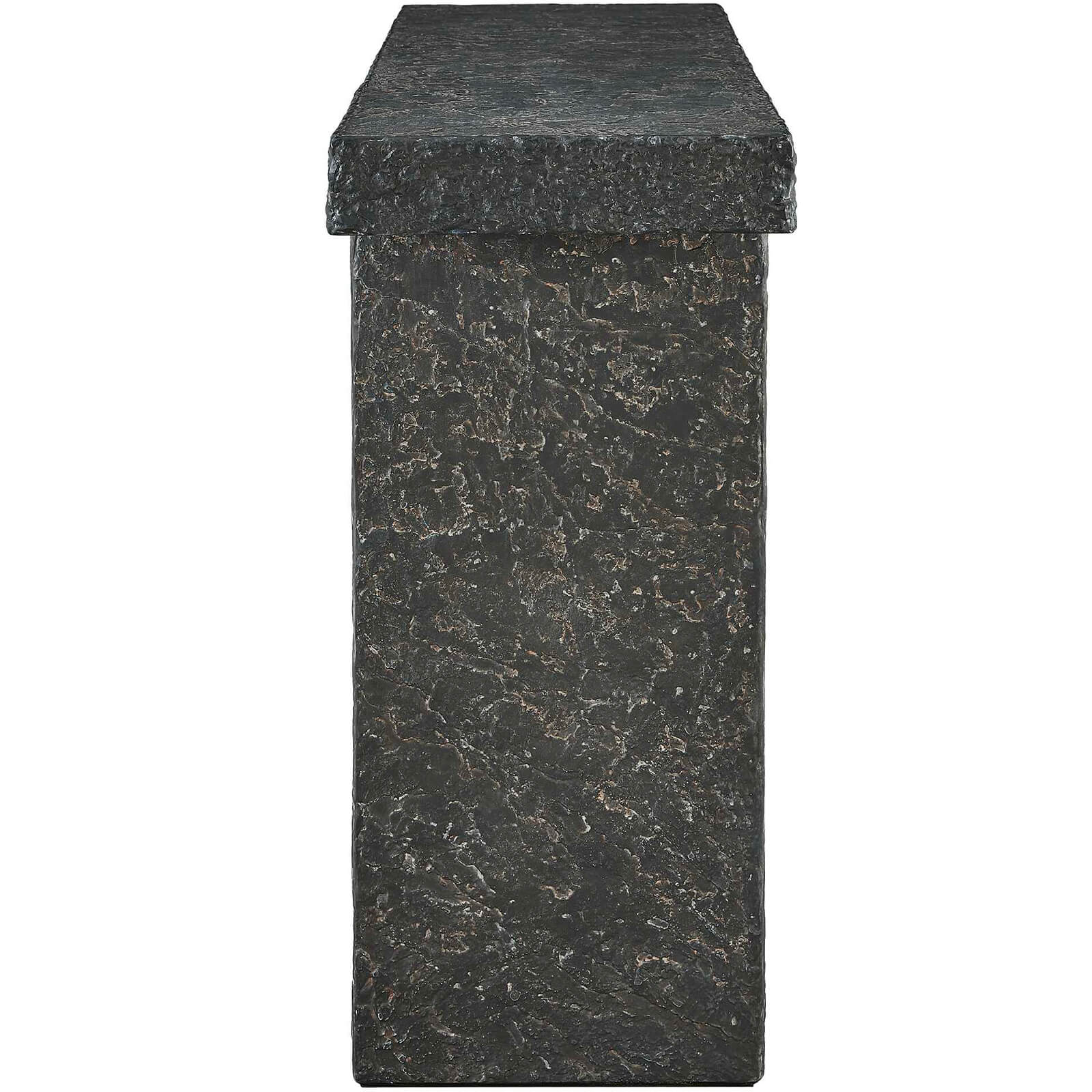 Hagan Indoor-Outdoor Console Table in Slate by Uttermost