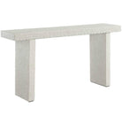 Hagan Indoor-Outdoor Console Table in Limestone by Uttermost