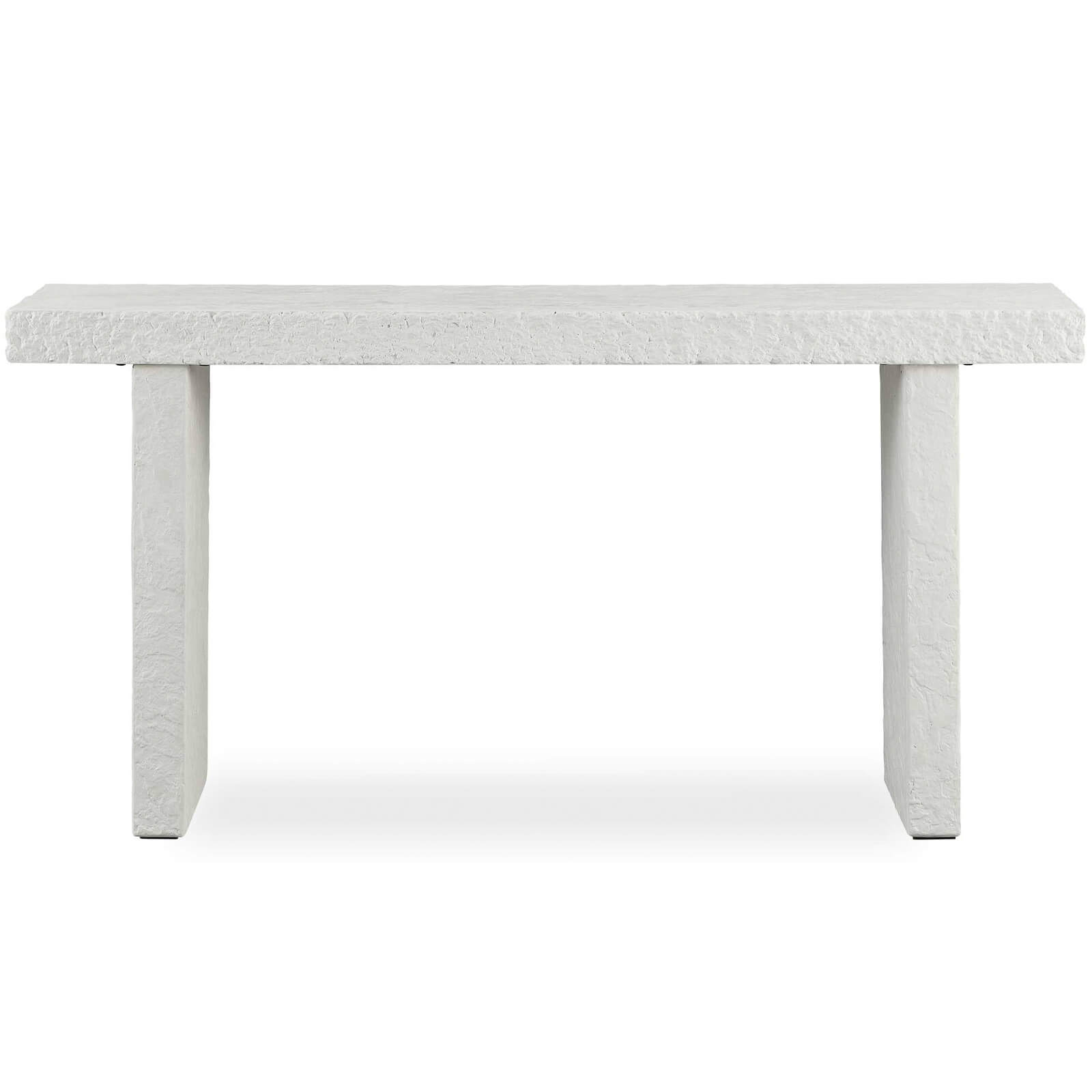 Hagan Indoor-Outdoor Console Table in Limestone by Uttermost