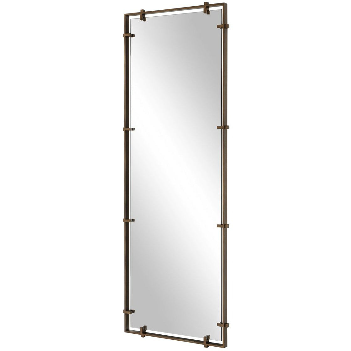 Hann Full Length Mirror in Bronze by Uttermost