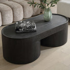 Isbell Coffee Table in Black Stain by Uttermost