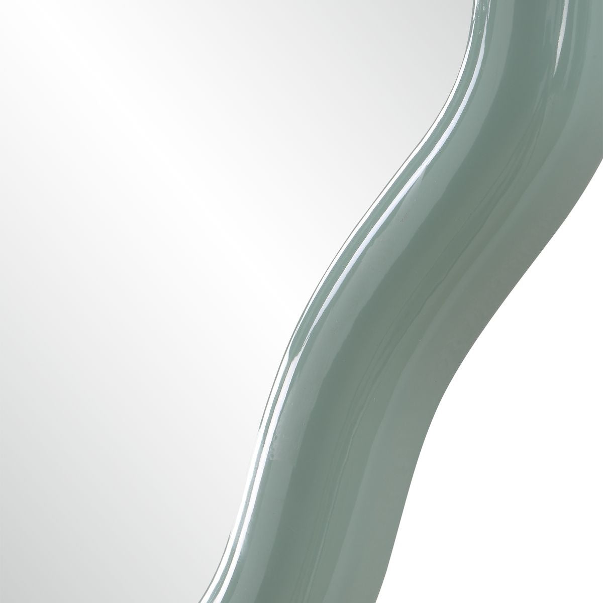 Isly Oval Mirror in Robin's Egg Blue by Uttermost