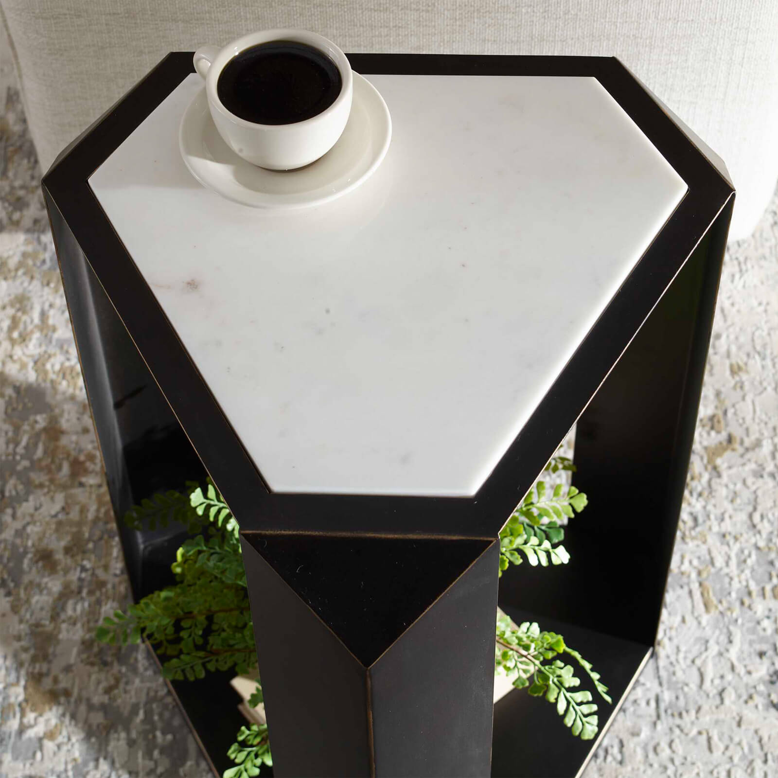 Keenan Geometric Side Table by Uttermost