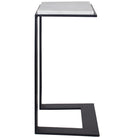 Kenora Accent Table in White Marble by Uttermost