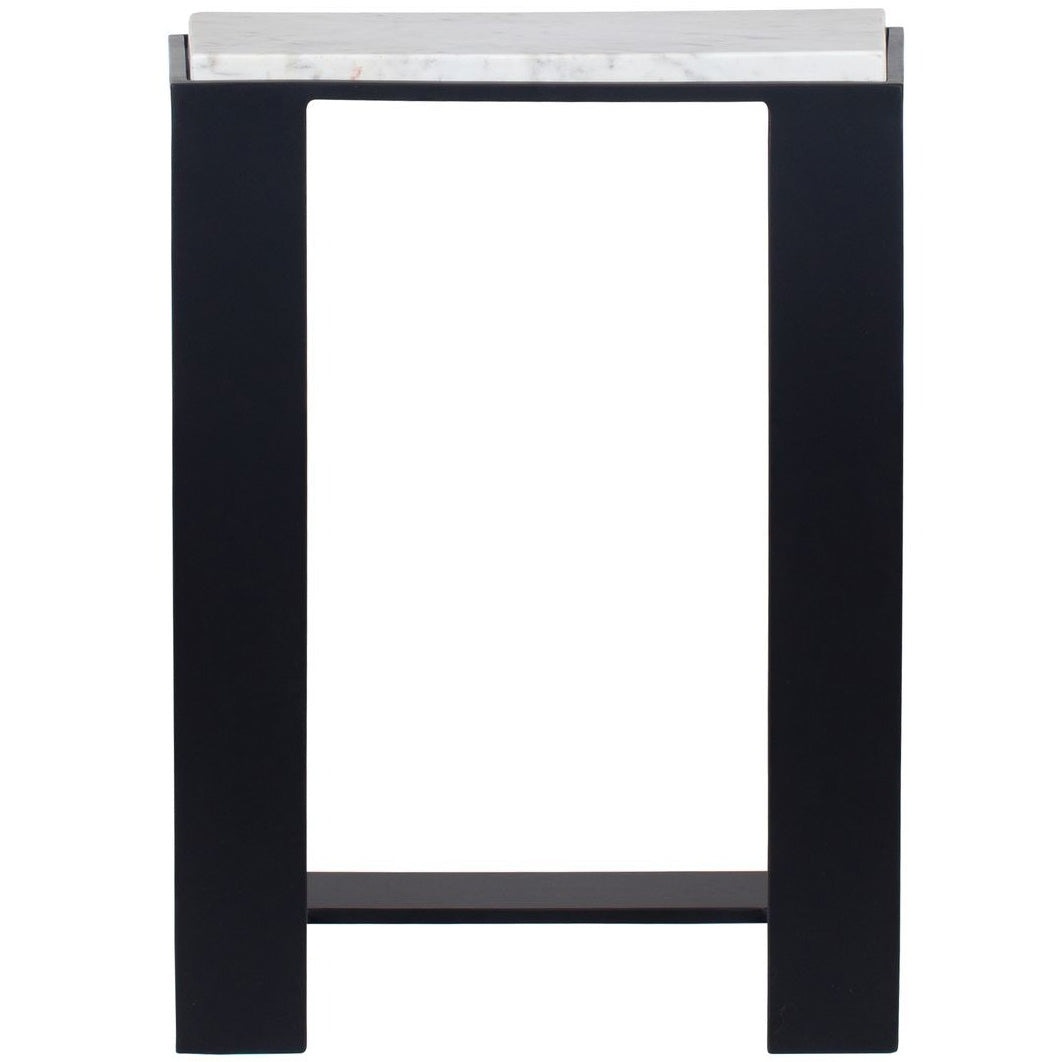 Kenora Accent Table in White Marble by Uttermost
