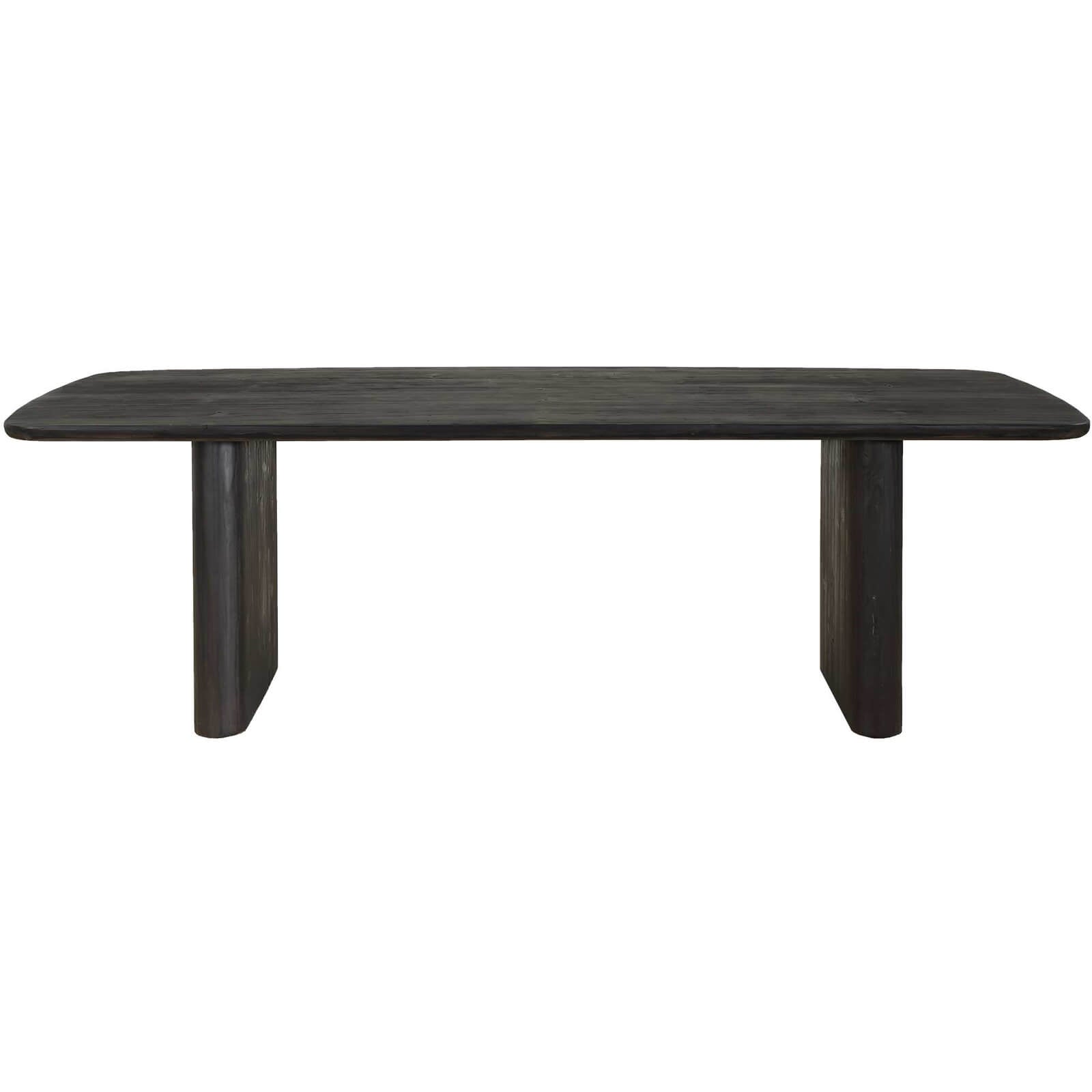 Kirin Reclaimed Fir Dining Table in Black by Uttermost