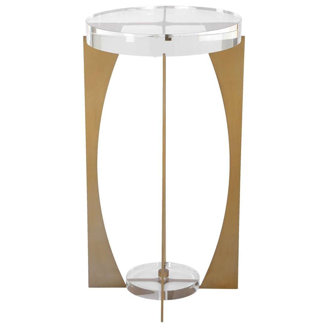Kolkata Accent Table in Brass by Uttermost