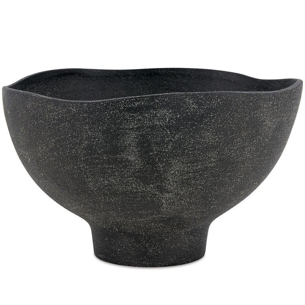 Komorebi Indoor-Outdoor Bowl in Black by Uttermost