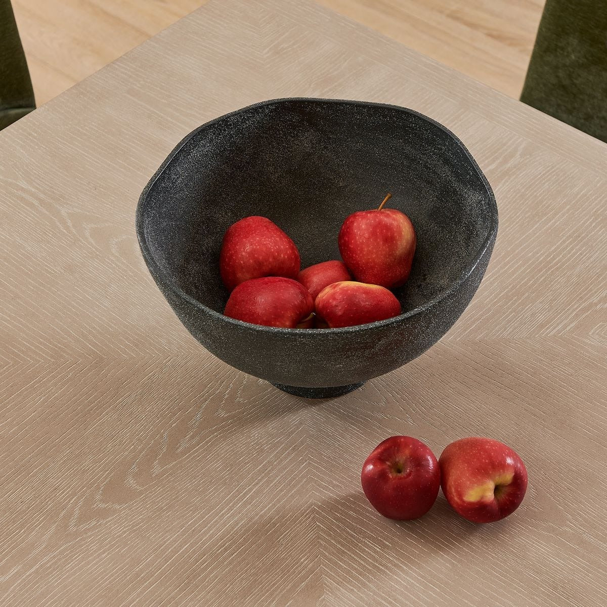 Komorebi Indoor-Outdoor Bowl in Black by Uttermost