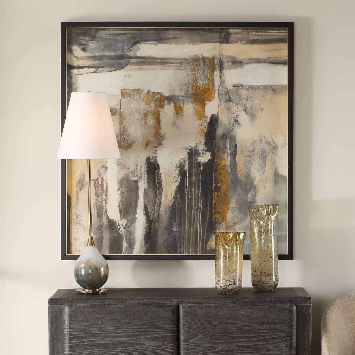 Landslide Framed Abstract Print by Uttermost