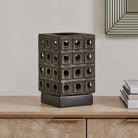 Lattice Indoor-Outdoor Lantern Candleholder by Uttermost