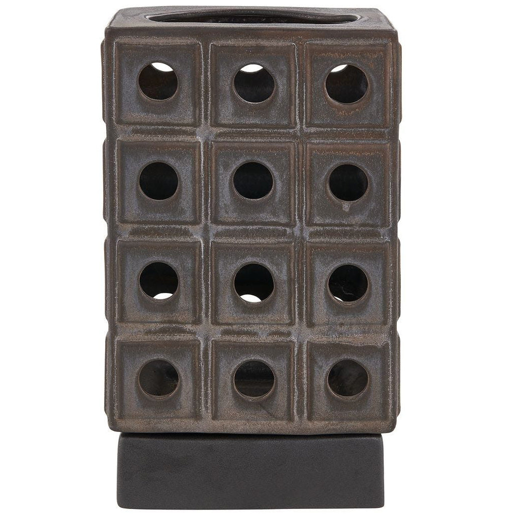 Lattice Indoor-Outdoor Lantern Candleholder by Uttermost
