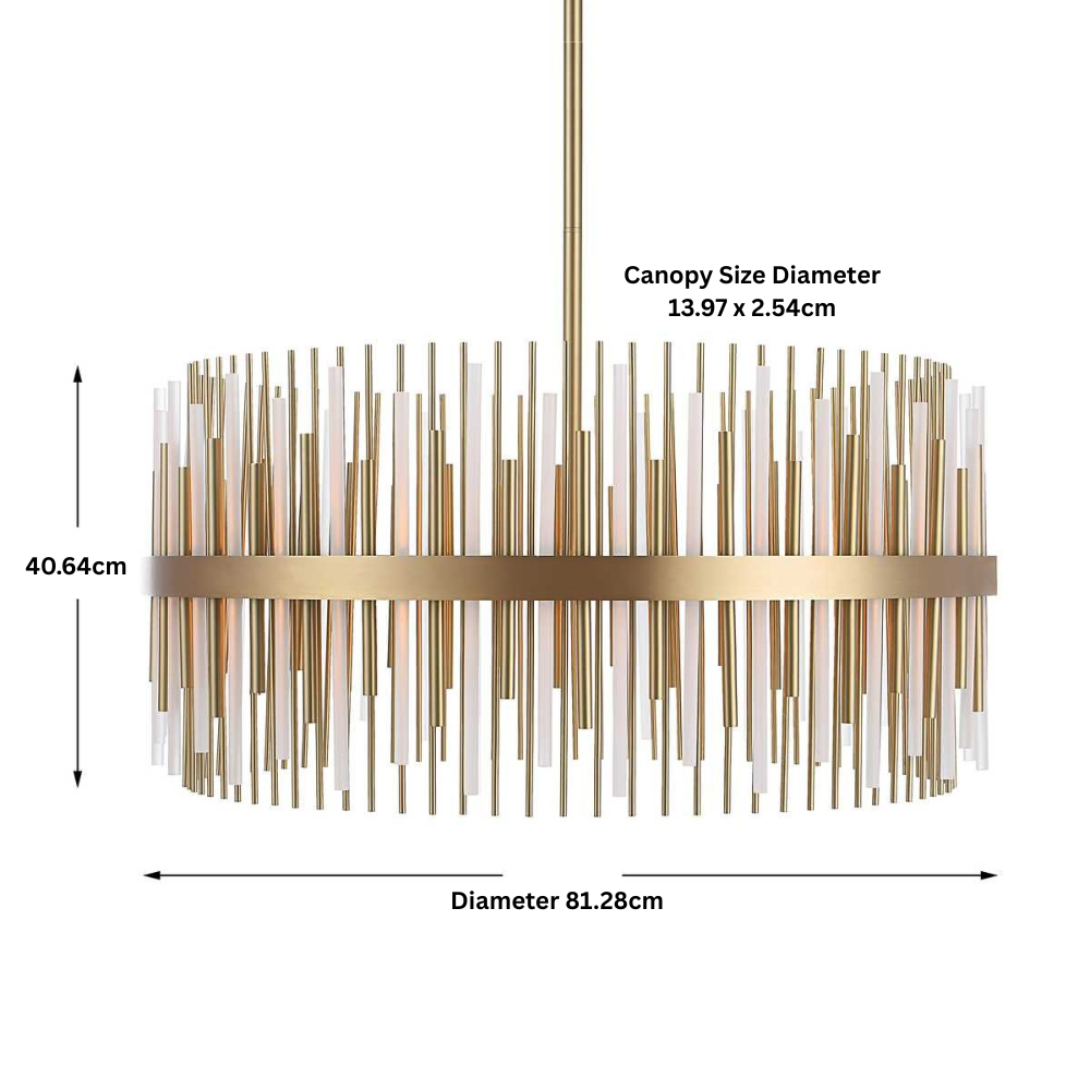 Magic Wand 8 Light Pendant by Uttermost