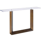 McElroy Modern Bronze Console Table by Uttermost