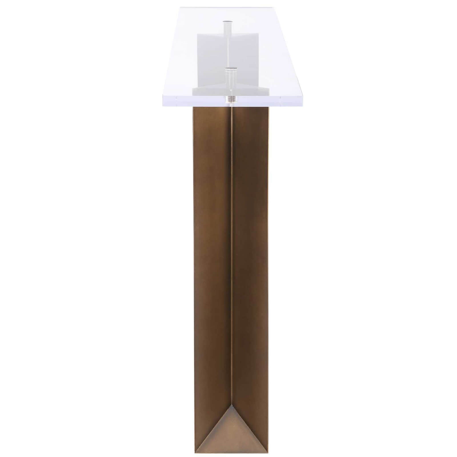 McElroy Modern Bronze Console Table by Uttermost