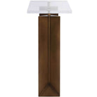 McElroy Modern Bronze Side Table by Uttermost
