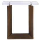 McElroy Modern Bronze Side Table by Uttermost