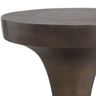 Miko Indoor-Outdoor Drink Table in Bronze by Uttermost