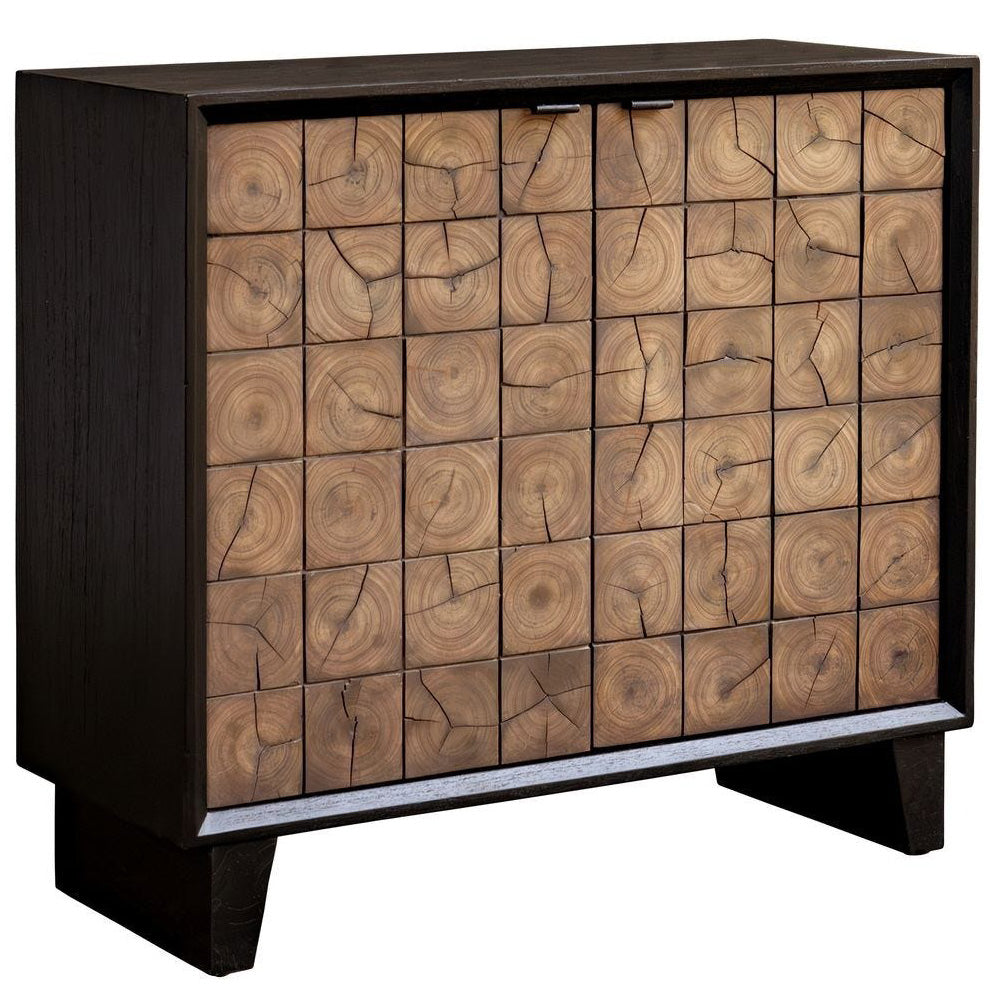 Muestra Wood Grain 2 Door Cabinet Uttermost