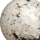 Nouveau Coral Stone Decorative Spheres - Set of 2 by Uttermost