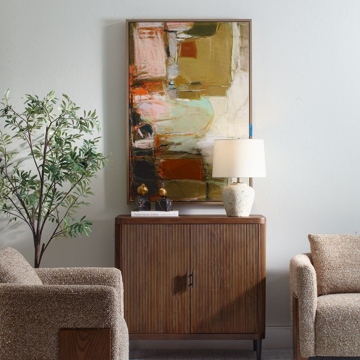 Palace Walls Framed Abstract Art by Uttermost