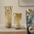 Rhine Seeded Glass Vases - Set of 2 by Uttermost