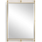 Ripoll Mirror in Antique Brass by Uttermost
