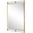 Ripoll Mirror in Antique Brass by Uttermost