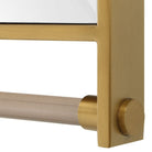 Ripoll Mirror in Antique Brass by Uttermost