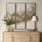 Smoke Break Hand Painted Modern Art - Set of 3 by Uttermost