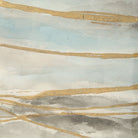 So Golden Abstract Landscape Prints - Set of 2 by Uttermost