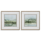 Soft Sage Framed Prints Set of 2 by Uttermost