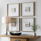 Studying Sepia Hand Painted Canvases - Set of 4 by Uttermost