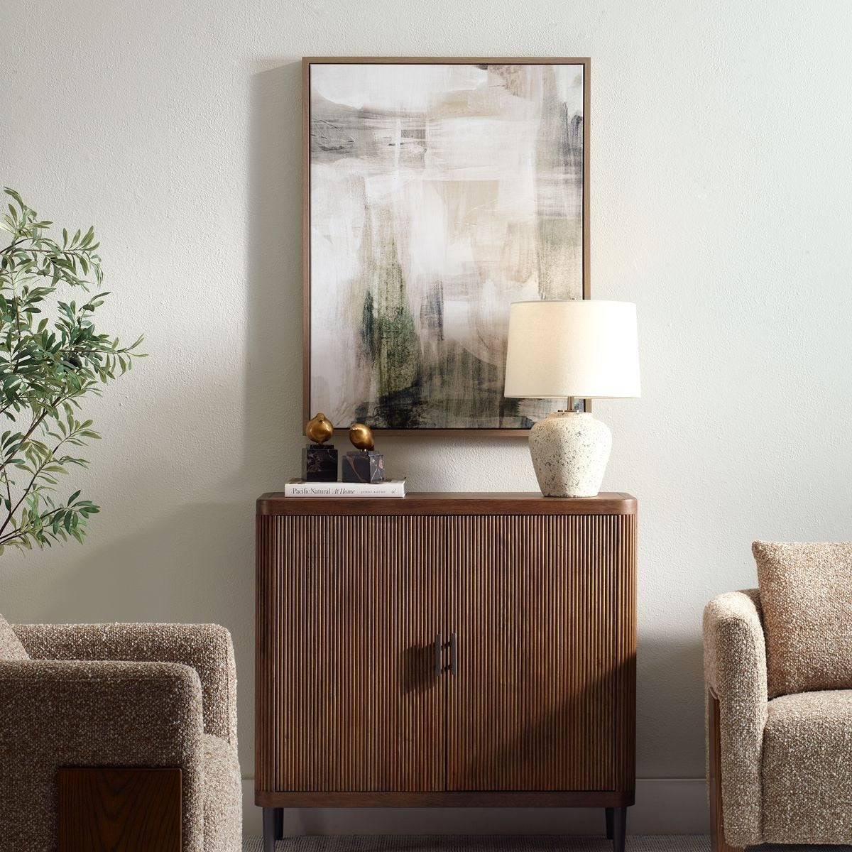 Subliminal Drift Abstract Framed Canvas by Uttermost