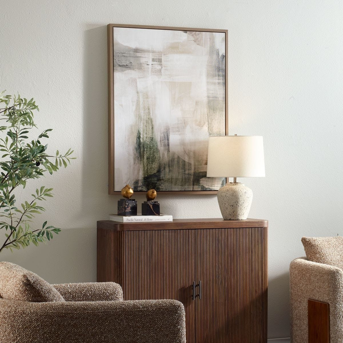 Subliminal Drift Abstract Framed Canvas by Uttermost
